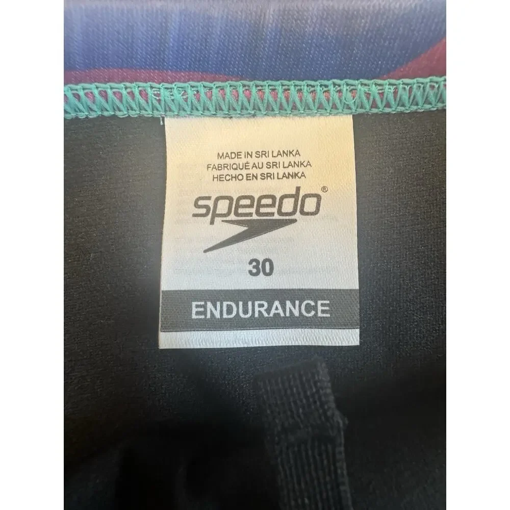 Speedo Eco Endurance Rainbow Wave Swim Briefs Size 30 NWT Pride